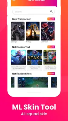 Skin tools ml pro injector android App screenshot 2